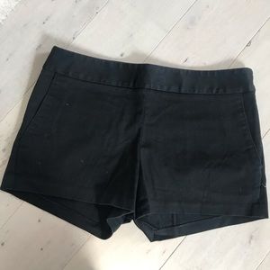 Black express shorts with side zipper - size 0